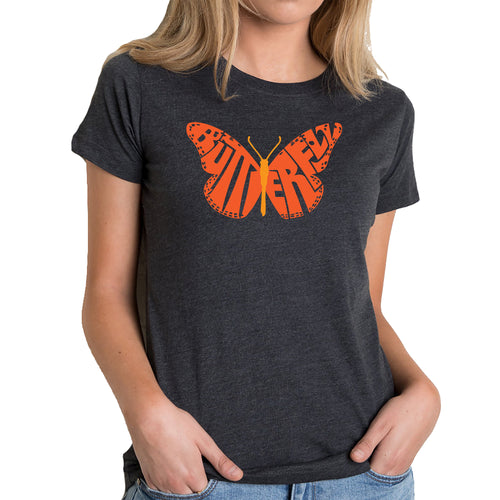 Butterfly - Women's Premium Blend Word Art T-Shirt