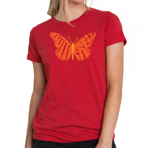 Butterfly - Women's Premium Blend Word Art T-Shirt
