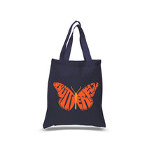 Load image into Gallery viewer, Butterfly - Small Word Art Tote Bag