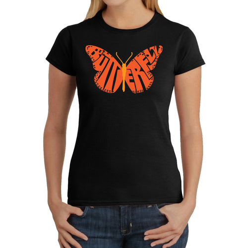 Butterfly - Women's Word Art T-Shirt