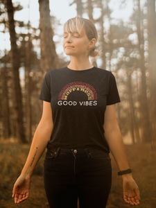Good Vibes - Women's Premium Blend Word Art T-Shirt
