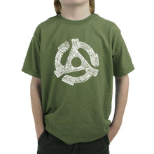 Load image into Gallery viewer, Record Adapter - Boy&#39;s Word Art T-Shirt