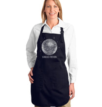 Load image into Gallery viewer, Disco Ball - Full Length Word Art Apron