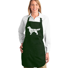 Load image into Gallery viewer, Golden Retreiver -  Full Length Word Art Apron