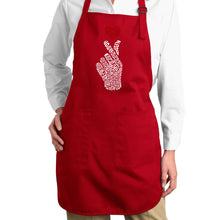 Load image into Gallery viewer, K-Pop  - Full Length Word Art Apron