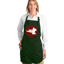 Load image into Gallery viewer, Types of Martial Arts - Full Length Word Art Apron
