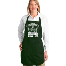 Load image into Gallery viewer, Pug Life - Full Length Word Art Apron