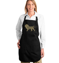 Load image into Gallery viewer, Lion - Full Length Word Art Apron