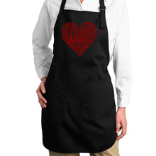 Load image into Gallery viewer, Love Yourself - Full Length Word Art Apron