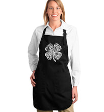 Load image into Gallery viewer, Feeling Lucky - Full Length Word Art Apron