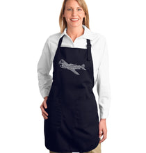 Load image into Gallery viewer, P40 - Full Length Word Art Apron