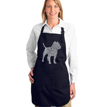 Load image into Gallery viewer, Pitbull -  Full Length Word Art Apron