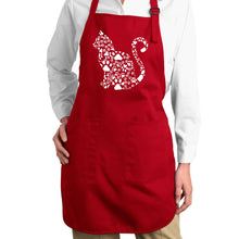 Load image into Gallery viewer, Cat Claws - Full Length Word Art Apron