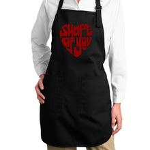 Load image into Gallery viewer, Shape of You  - Full Length Word Art Apron