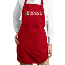 Load image into Gallery viewer, Success  - Full Length Word Art Apron