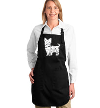 Load image into Gallery viewer, Yorkie - Full Length Word Art Apron