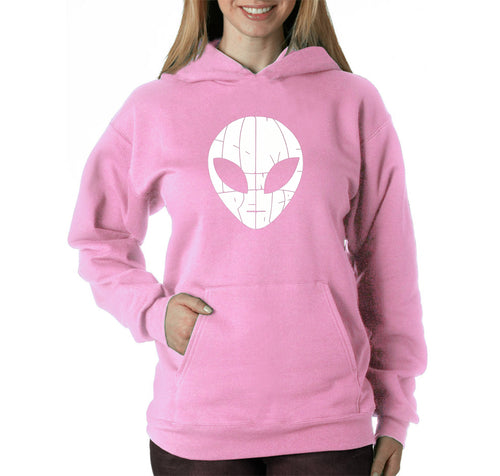 I COME IN PEACE - Women's Word Art Hooded Sweatshirt