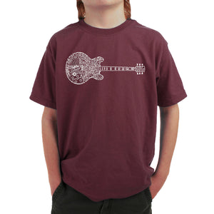 Blues Legends - Boy's Word Art T-Shirt