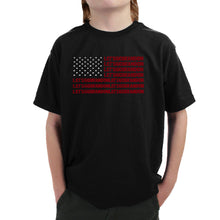 Load image into Gallery viewer, Lets Go Brandon  - Boy&#39;s Word Art T-Shirt