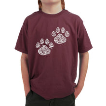 Load image into Gallery viewer, Cat Mom - Boy&#39;s Word Art T-Shirt