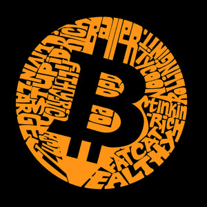 Bitcoin - Girl's Word Art Crewneck Sweatshirt