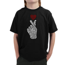 Load image into Gallery viewer, K-Pop  - Boy&#39;s Word Art T-Shirt