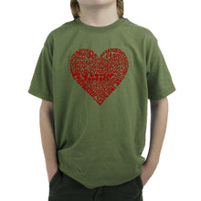 Load image into Gallery viewer, Love Yourself - Boy&#39;s Word Art T-Shirt