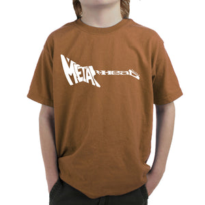 Metal Head - Boy's Word Art T-Shirt