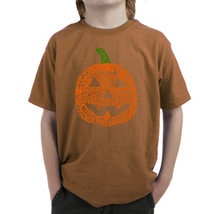 Pumpkin - Boy's Word Art T-Shirt