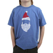 Load image into Gallery viewer, Santa Claus  - Boy&#39;s Word Art T-Shirt
