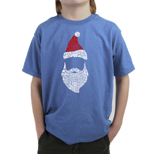 Santa Claus  - Boy's Word Art T-Shirt