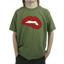 Load image into Gallery viewer, Savage Lips - Boy&#39;s Word Art T-Shirt