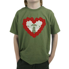 Load image into Gallery viewer, Boy&#39;s Word Art T-shirt - Til Death Do Us Part