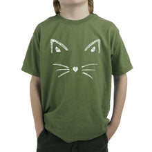 Load image into Gallery viewer, Whiskers  - Boy&#39;s Word Art T-Shirt
