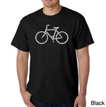 Load image into Gallery viewer, SAVE A PLANET, RIDE A BIKE - Men&#39;s Word Art T-Shirt
