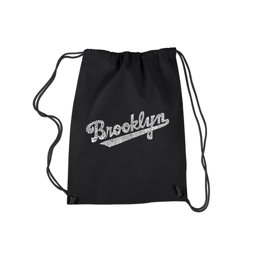 Brooklyn Neighborhoods  - Drawstring Backpack