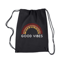 Load image into Gallery viewer, Good Vibes - Drawstring Backpack