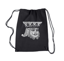 Load image into Gallery viewer, King of Spades - Drawstring Backpack
