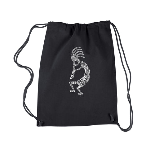 Kokopelli - Drawstring Backpack