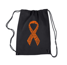 Load image into Gallery viewer, Ms Ribbon - Drawstring Backpack