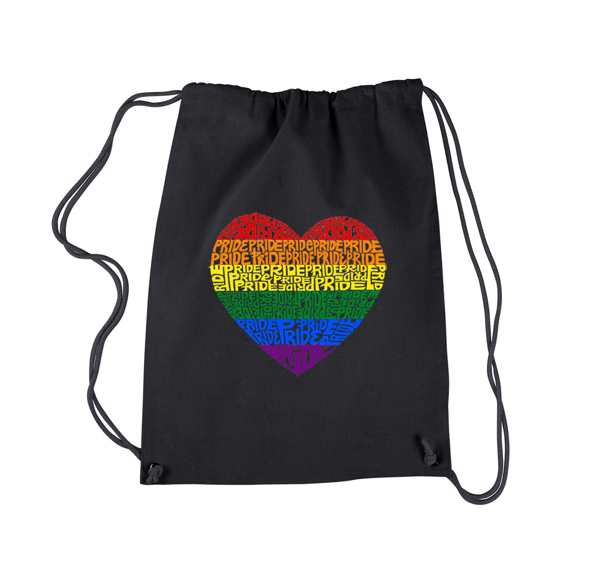 Rainbow Heart Pride Tote Bag