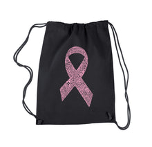 Load image into Gallery viewer, CREATED OUT OF 50 SLANG TERMS FOR BREASTS - Drawstring Backpack