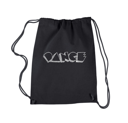 DIFFERENT STYLES OF DANCE - Drawstring Backpack