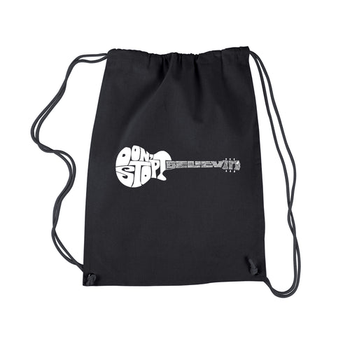 Don't Stop Believin' - Drawstring Backpack