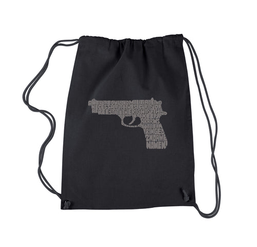 RIGHT TO BEAR ARMS - Drawstring Backpack