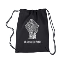 Load image into Gallery viewer, No Justice, No Peace - Drawstring Backpack