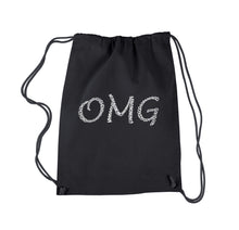 Load image into Gallery viewer, OMG - Drawstring Backpack