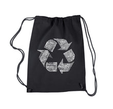 Load image into Gallery viewer, 86 RECYCLABLE PRODUCTS - Drawstring Backpack