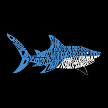 Load image into Gallery viewer, Daddy Shark - Men&#39;s Word Art Hooded Sweatshirt