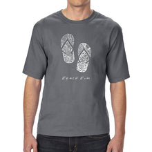 Load image into Gallery viewer, BEACH BUM - Men&#39;s Tall Word Art T-Shirt